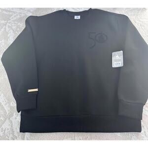 Disney World 50th Anniversary Black Crewneck Sweatshirt – Size M (NWT)